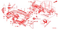 SUPERIOR PAINEL INSTR (LH) para Honda CIVIC 1.4 EXECUTIVE TUNER LESS 5 portas 6 velocidades manuais 2014