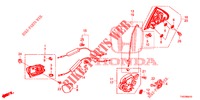 FECHOS PORTAS TRASEIRAS/MANIVELA EXTERNA  para Honda CIVIC DIESEL 1.6 ELEGANCE 5 portas 6 velocidades manuais 2013