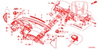 SUPERIOR PAINEL INSTR (LH) para Honda CIVIC DIESEL 1.6 ELEGANCE 5 portas 6 velocidades manuais 2013