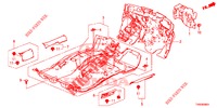 TAPETE PISO/ISOLADOR  para Honda CIVIC DIESEL 1.6 EXECUTIVE 5 portas 6 velocidades manuais 2015