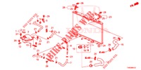 TUBO FLEXIVEL RADIADOR/DEPOSITO RESERVA (DIESEL) para Honda CIVIC DIESEL 1.6 EXECUTIVE 5 portas 6 velocidades manuais 2015