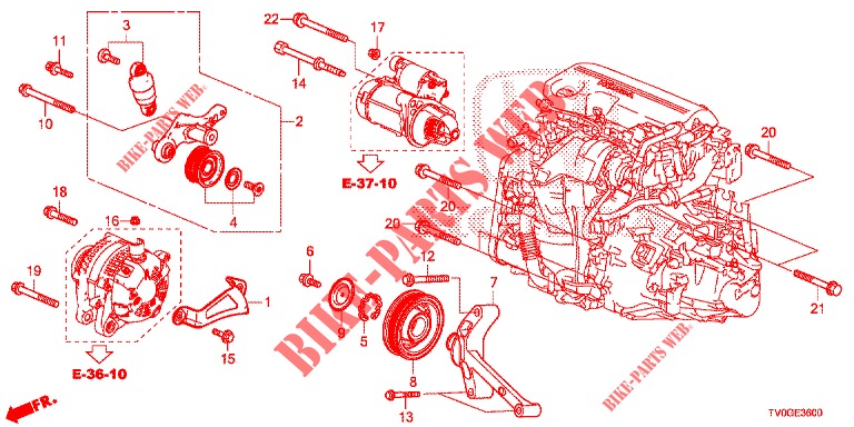 AUTO TENSOR (DIESEL) para Honda CIVIC DIESEL 1.6 EXECUTIVE 5 portas 6 velocidades manuais 2015