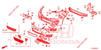 PARA CHOQUES FRENTE  para Honda CIVIC DIESEL 1.6 EXECUTIVE EURO 6 5 portas 6 velocidades manuais 2015