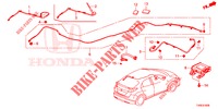 ANTENA/ALTIFALANTE (LH) para Honda CIVIC DIESEL 1.6 EXECUTIVE 5 portas 6 velocidades manuais 2014