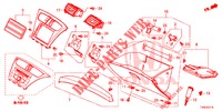 GUARNICAO INSTRUMENTOS (COTE DE PASSAGER) (LH) para Honda CIVIC DIESEL 1.6 EXECUTIVE 5 portas 6 velocidades manuais 2014