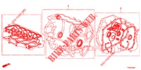 KIT JUNTAS/ CONJ. CAIXA VELOCIDADES (1.8L) para Honda CIVIC 1.8 EXECUTIVE 5 portas 6 velocidades manuais 2015