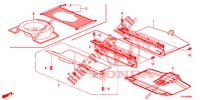 CAIXA PISO TRASEIRO  para Honda CIVIC 1.8 EXECUTIVE 5 portas 6 velocidades manuais 2012