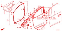 PAINEIS PORTAS FRENTE(2 PORTAS)  para Honda CIVIC 1.8 EXECUTIVE 5 portas 6 velocidades manuais 2012