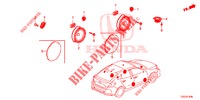 ANTENA/ALTIFALANTE  para Honda CIVIC 1.0 MID 5 portas 6 velocidades manuais 2018