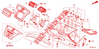 GUARNICAO INSTRUMENTOS (COTE DE PASSAGER) (LH) para Honda CIVIC 1.8 EXECUTIVE TUNER LESS 5 portas automática de 5 velocidades 2013