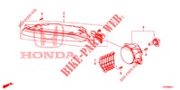 LUZES DE NEVOEIRO / LUZES DE CONDUÇÃO DE DIA para Honda CIVIC 1.8 EXECUTIVE TUNER LESS 5 portas automática de 5 velocidades 2013