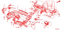 SUPERIOR PAINEL INSTR (LH) para Honda CIVIC 1.8 EXECUTIVE TUNER LESS 5 portas automática de 5 velocidades 2013