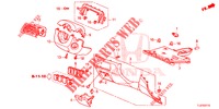 GUARNICAO INSTRUMENTOS (COTE DE CONDUCTEUR) (LH) para Honda ACCORD TOURER 2.0 S 5 portas 6 velocidades manuais 2015