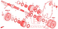 VEIO INTERMEDIO  para Honda ACCORD TOURER 2.0 S 5 portas 6 velocidades manuais 2015