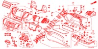 GUARNICAO INSTRUMENTOS (COTE DE PASSAGER) (LH) para Honda ACCORD TOURER 2.0 ELEGANCE 5 portas 6 velocidades manuais 2015