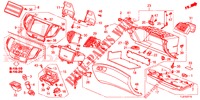 GUARNICAO INSTRUMENTOS (COTE DE PASSAGER) (LH) para Honda ACCORD TOURER 2.0 EXECUTIVE 5 portas automática de 5 velocidades 2015