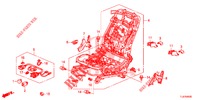 COMP. BANCO FR. (D.) (SIEGE REGLAGE MANUEL) para Honda ACCORD TOURER DIESEL 2.2 S 5 portas automática de 5 velocidades 2015