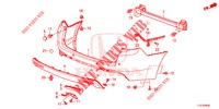 PARA CHOQUES TRASEIRO  para Honda ACCORD TOURER 2.0 ELEGANCE 5 portas 6 velocidades manuais 2014