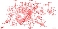 CORPO CAIXA VELOCIDADES (DIESEL) para Honda ACCORD DIESEL 2.2 EXECUTIVE 4 portas 6 velocidades manuais 2012