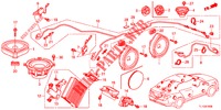 ANTENA RADIO/ALTIFALANTE (LH) para Honda ACCORD DIESEL 2.2 LUXURY 4 portas automática de 5 velocidades 2012
