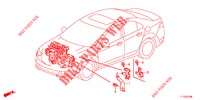 ESTEIO DO ARNES DO MOTOR(1.7L)(D.)  para Honda ACCORD 2.4 EXECUTIVE 4 portas 6 velocidades manuais 2012