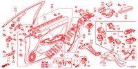 FORRO PORTA FRENTE (LH) para Honda ACCORD 2.4 EXECUTIVE 4 portas 6 velocidades manuais 2012
