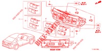 CONTROLO AQUECEDOR  para Honda ACCORD 2.4 EXECUTIVE 4 portas automática de 5 velocidades 2012