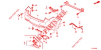 PARA CHOQUES TRASEIRO  para Honda ACCORD DIESEL 2.2 COMFORT 4 portas 6 velocidades manuais 2013