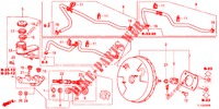 BOMBA PRINCIPAL TRAVOES/SERVO FREIO (LH) para Honda ACCORD DIESEL 2.2 COMFORT 4 portas automática de 5 velocidades 2013