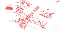 GUARNICAO INSTRUMENTOS (COTE DE CONDUCTEUR) (LH) para Honda ACCORD DIESEL 2.2 LUXURY 4 portas 6 velocidades manuais 2013