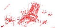 COMP. BANCO FR. (D.) (SIEGE REGLAGE MANUEL) para Honda ACCORD 2.4 S 4 portas automática de 5 velocidades 2013