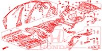 PISO/PAINEIS INTERIORES  para Honda ACCORD 2.0 COMFORT 4 portas 6 velocidades manuais 2014