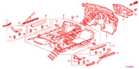 TAPETE PISO/ISOLADOR  para Honda ACCORD DIESEL 2.2 COMFORT 4 portas 6 velocidades manuais 2014