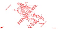 COLECTOR ESCAPE (DIESEL) para Honda ACCORD DIESEL 2.2 ELEGANCE PACK 4 portas 6 velocidades manuais 2014