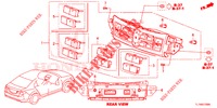 CONTROLO AQUECEDOR  para Honda ACCORD DIESEL 2.2 LUXURY 4 portas automática de 5 velocidades 2014