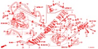 TUBO FLEXIVEL LAVA/CONDUTA (DIESEL) para Honda ACCORD DIESEL 2.2 LUXURY 4 portas automática de 5 velocidades 2014