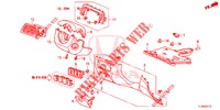 GUARNICAO INSTRUMENTOS (COTE DE CONDUCTEUR) (LH) para Honda ACCORD 2.0 COMFORT 4 portas 6 velocidades manuais 2015