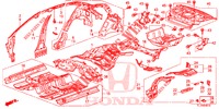 PISO/PAINEIS INTERIORES  para Honda ACCORD 2.0 COMFORT 4 portas 6 velocidades manuais 2015