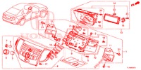 UNIDADE DE AUDIO  para Honda ACCORD 2.0 COMFORT 4 portas 6 velocidades manuais 2015