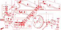 BOMBA PRINCIPAL TRAVOES/SERVO FREIO (LH) para Honda ACCORD TOURER DIESEL 2.2 COMFORT 5 portas 6 velocidades manuais 2013