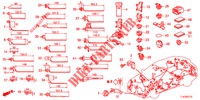 CINTA CABLAGEM/SUPORTE (LH) para Honda ACCORD TOURER DIESEL 2.2 COMFORT 5 portas 6 velocidades manuais 2013
