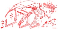 PAINEIS EXTERIOR/PAINEL TRASEIRO  para Honda ACCORD TOURER DIESEL 2.2 COMFORT 5 portas 6 velocidades manuais 2013