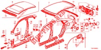 PAINEIS EXTERIOR/PAINEL TRASEIRO  para Honda CIVIC 1.5 ELEGANCE 4 portas totalmente automática CVT 2017