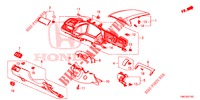 GUARNICAO INSTRUMENTOS (COTE DE CONDUCTEUR) (LH) para Honda CIVIC 1.5 EXCLUSIVE 4 portas 6 velocidades manuais 2017