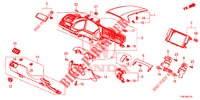 GUARNICAO INSTRUMENTOS (COTE DE CONDUCTEUR) (LH) para Honda CIVIC DIESEL 1.6 ENTRY 4 portas 6 velocidades manuais 2018