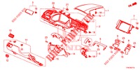 GUARNICAO INSTRUMENTOS (COTE DE CONDUCTEUR) (LH) para Honda CIVIC DIESEL 1.6 TOP 4 portas automática de 9 velocidades 2018