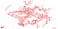 ESTRUTURA SECUNDARIA DIANTEIRA  para Honda CIVIC 1.8 COMFORT 5 portas 6 velocidades manuais 2012