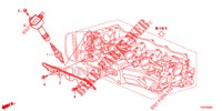 BOBINA DE ORIFICIO DE BUJAO (1.8L) para Honda CIVIC 1.8 EXECUTIVE 5 portas 6 velocidades manuais 2012