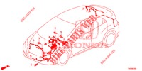CABLAGEM (1) (LH) para Honda CIVIC 1.8 EXECUTIVE 5 portas 6 velocidades manuais 2012