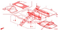 CAIXA PISO TRASEIRO  para Honda CIVIC 1.8 EXECUTIVE 5 portas 6 velocidades manuais 2012